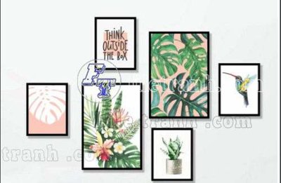 Tải file File gốc in bộ tranh decor treo tráng gương canvas GB20865 (gốc) làm file tranh quảng cáo