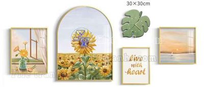 File PSD File gốc in bộ tranh decor treo tráng gương canvas GB21092 (bản gốc) dễ dàng edit