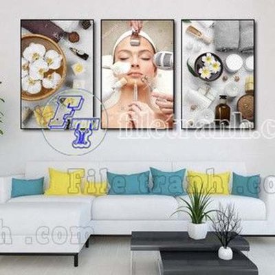 File PSD File gốc in bộ tranh decor treo tráng gương canvas GB21116 (gốc) cho designer