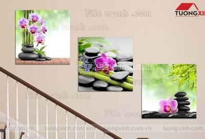 File gốc File gốc in bộ tranh decor treo tráng gương canvas GB21122 cho in ấn và thiết kế