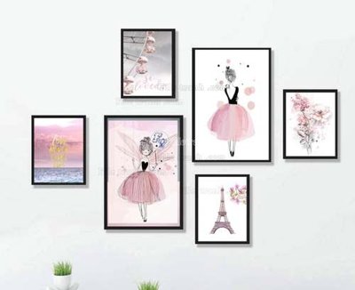 File ảnh File gốc in bộ tranh decor treo tráng gương canvas GB21258 (gốc) in biển hiệu