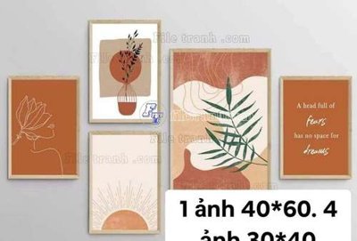 File in ấn cao cấp File gốc in bộ tranh decor treo tráng gương canvas GB21264 (file gốc)