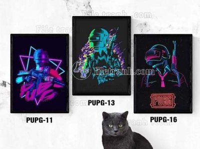 File in mica File gốc in bộ tranh decor treo tráng gương canvas GB21311 (bản gốc) làm vách ngăn