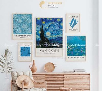 File gốc in ấn File gốc in bộ tranh decor treo tráng gương canvas GB21314 độ phân giải cao