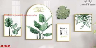 File gốc File gốc in bộ tranh decor treo tráng gương canvas GB22033 (in ấn) không giới hạn
