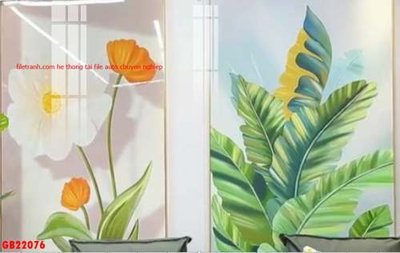 Tệp tin gốc File gốc in bộ tranh decor treo tráng gương canvas GB22076 (dùng cho in ấn) chuyên nghiệp
