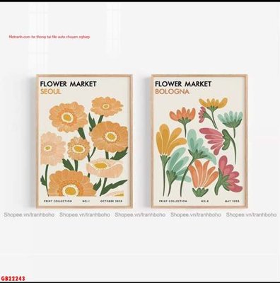 Tải file File gốc in bộ tranh decor treo tráng gương canvas GB22243 (gốc) làm file quảng cáo
