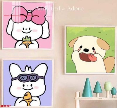 Tải file gốc File gốc in bộ tranh decor treo tráng gương canvas GB22247 (để in lụa)