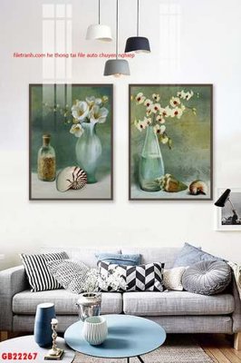 File tranh gốc PSD File gốc in bộ tranh decor treo tráng gương canvas GB22267 còn nguyên layer