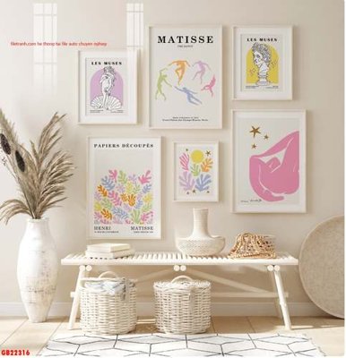 File tranh File gốc in bộ tranh decor treo tráng gương canvas GB22316 (bản gốc) in canvas