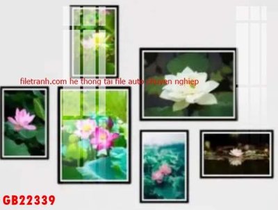 File gốc File gốc in bộ tranh decor treo tráng gương canvas GB22339 (trang trí) phòng trẻ em