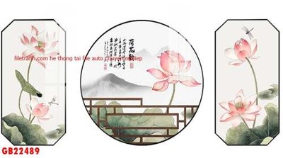 File tranh File gốc in bộ tranh decor treo tráng gương canvas GB22489 (bản gốc) in canvas
