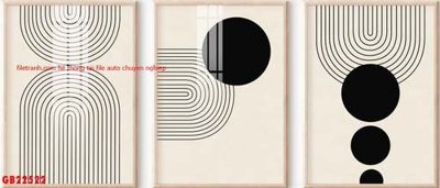 Tải file File gốc in bộ tranh decor treo tráng gương canvas GB22522 (PSD) cho in ấn quảng cáo