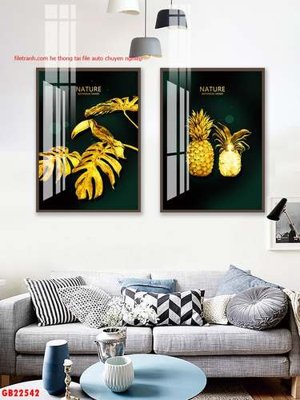 File gốc File gốc in bộ tranh decor treo tráng gương canvas GB22542 (dành cho trang trí nội thất)