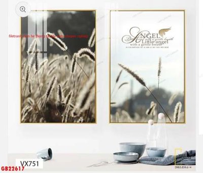 File ảnh File gốc in bộ tranh decor treo tráng gương canvas GB22617 (gốc) in Hiflex