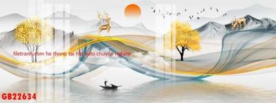 File PSD File gốc in bộ tranh decor treo tráng gương canvas GB22634 (bản gốc) độ phân giải cao