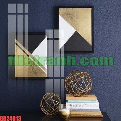 Tải file File gốc in bộ tranh decor treo tráng gương canvas GB24013 (gốc) chủ đề phong thủy