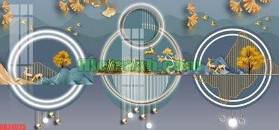 File gốc File gốc in bộ tranh decor treo tráng gương canvas GB24023 (cho in ấn) độc quyền