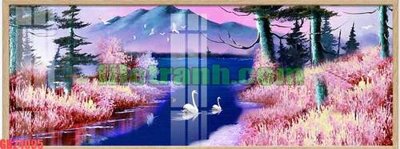 File gốc File gốc in bộ tranh decor treo tráng gương canvas GB24095 (PNG) nền trong suốt