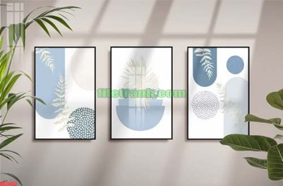 File PSD File gốc in bộ tranh decor treo tráng gương canvas GB24157 (gốc) cho in quảng cáo