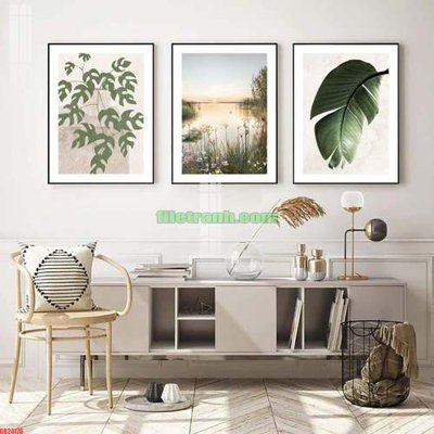 Tải file gốc File gốc in bộ tranh decor treo tráng gương canvas GB24176 dùng cho in ấn