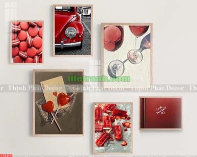 File in trần File gốc in bộ tranh decor treo tráng gương canvas GB24185 (bản gốc) mây trời