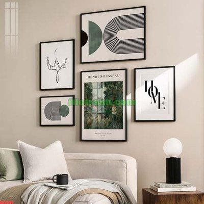 File in mica File gốc in bộ tranh decor treo tráng gương canvas GB24194 (bản gốc) siêu trong