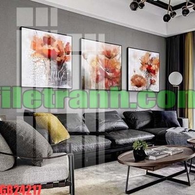 File tranh File gốc in bộ tranh decor treo tráng gương canvas GB24217 (gốc) chủ đề trừu tượng
