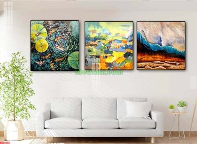 File gốc File gốc in bộ tranh decor treo tráng gương canvas GB24252 (chuẩn CMYK) cho nhà in