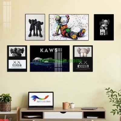 File gốc File gốc in bộ tranh decor treo tráng gương canvas GB24298 (chuẩn CMYK) cho nhà in