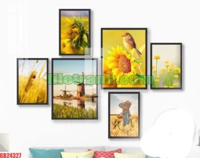 Mua file tranh gốc File gốc in bộ tranh decor treo tráng gương canvas GB24327 tại Filetranh.com