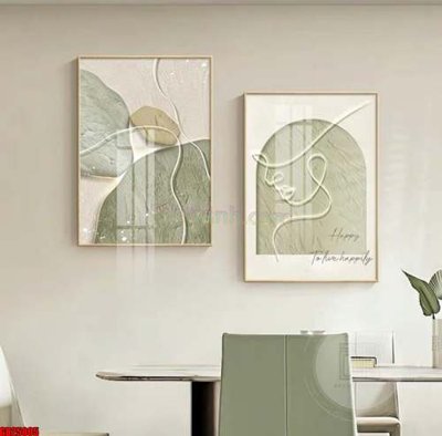 File tranh gốc File gốc in bộ tranh decor treo tráng gương canvas GB25005 (bản quyền) độc đáo
