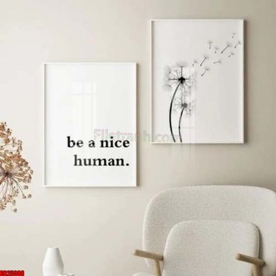 File tranh File gốc in bộ tranh decor treo tráng gương canvas GB25008 (ảnh gốc) không bị mờ