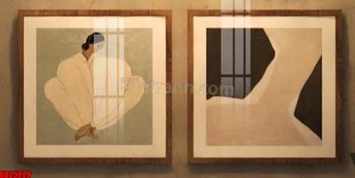 File PSD File gốc in bộ tranh decor treo tráng gương canvas GB25029 (bản gốc) chất lượng nhất