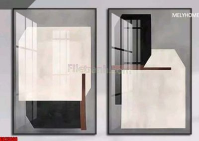 Tải file File gốc in bộ tranh decor treo tráng gương canvas GB25068 (PSD) cho in tranh 3D
