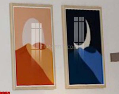 Hình ảnh file gốc File gốc in bộ tranh decor treo tráng gương canvas GB25075 (chất lượng cao)