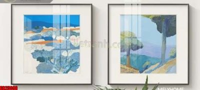 File tranh File gốc in bộ tranh decor treo tráng gương canvas GB25098 (ảnh gốc) chi tiết rõ ràng