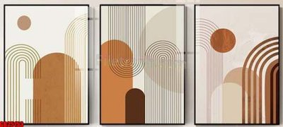 Cung cấp file tranh gốc File gốc in bộ tranh decor treo tráng gương canvas GB25153 độc quyền