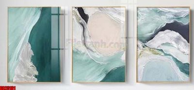 Tải file File gốc in bộ tranh decor treo tráng gương canvas GB25161 (gốc) chủ đề tâm linh