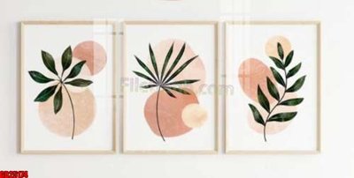 File gốc File gốc in bộ tranh decor treo tráng gương canvas GB25174 cho in ấn và thiết kế