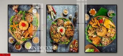 File ảnh File gốc in bộ tranh decor treo tráng gương canvas GB25248 (gốc) in Hiflex