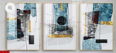 File ảnh File gốc in bộ tranh decor treo tráng gương canvas GB25251 (gốc) cho trang trí nhà hàng