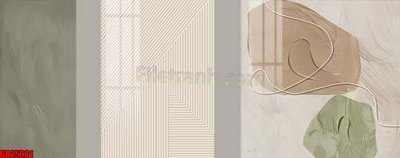 File ảnh File gốc in bộ tranh decor treo tráng gương canvas GB25261 (gốc) cho trang trí nội thất