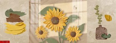 Download file gốc File gốc in bộ tranh decor treo tráng gương canvas GB25279 (in lụa) tranh 3D