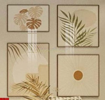 File in trần File gốc in bộ tranh decor treo tráng gương canvas GB25444 (file gốc) chủ đề vũ trụ