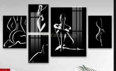 File gốc File gốc in bộ tranh decor treo tráng gương canvas GB25456 (in tráng gương) nghệ thuật