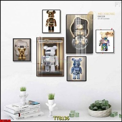 File in trần File gốc in bộ tranh decor treo tráng gương canvas GB25546 (bản gốc) mây trời
