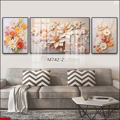 Download file File gốc in bộ tranh decor treo tráng gương canvas GB25560 (gốc) cho xưởng in