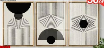 File gốc File gốc in bộ tranh decor treo tráng gương canvas GB26029 (phong cách) châu Âu