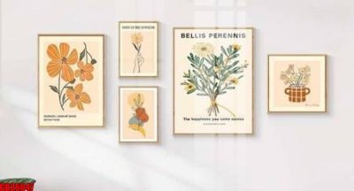 File tranh File gốc in bộ tranh decor treo tráng gương canvas GB26047 (bản gốc) treo tường